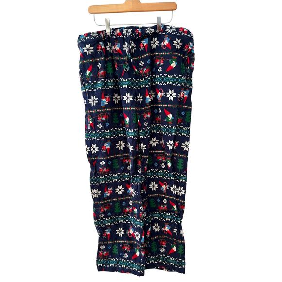 Hanna Andersson Other - Hanna Andersson Holiday Christmas Adult Unisex Pajama Lounge Pants Gnome XL